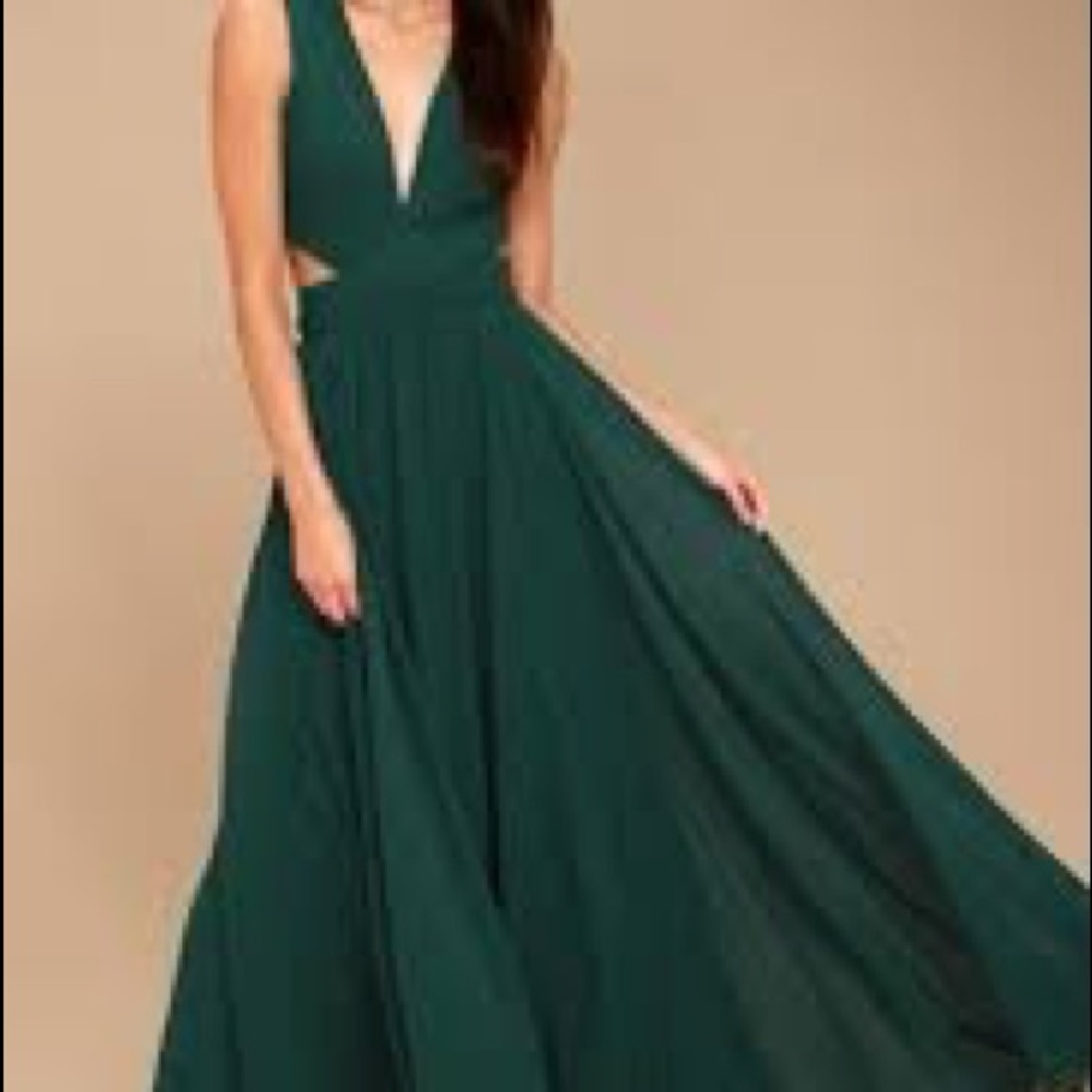 Lulus vivid imagination gown